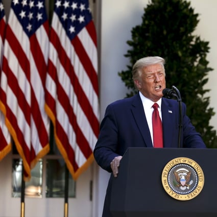 US President Donald Trump is behind in the polls and facing a difficult task to be re-elected in November. That could spell trouble for Hong Kong. Photo: Bloomberg