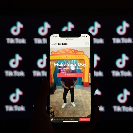 The TikTok app is displayed on a smartphone on September 2. The Trump administration has insisted that the sale of ByteDance-owned TikTok’s US assets must be completed by September 15. Photo: Bloomberg