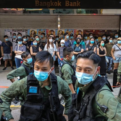 Protests returned to Hong Kong’s streets over the weekend, but the city’s stock market has edged up in early trading on Monday. Photo: May Tse