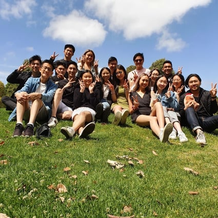 The team behind Subtle Asian Traits pictured in Melbourne, Australia, in 2019. The Facebook group of over 1.8 million members has recently provided a platform for Asians to express their frustration over racism related to the pandemic. Photo: Subtle Asian Traits