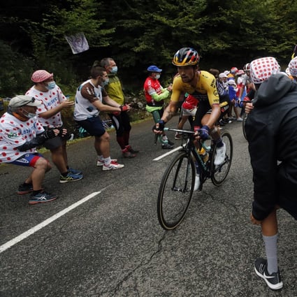 Slovenia’s Primoz Roglic has taken the overall lead at the Tour de France. Photo: AP