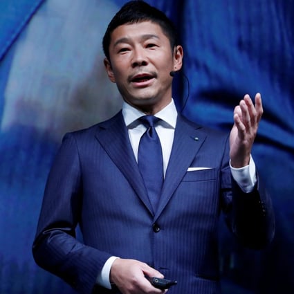 Yusaku Maezawa, seen here in 2018, said the millions he lost during stock trades could have been given out to people. Photo: Reuters