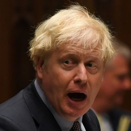 British Prime Minister Boris Johnson was accused on Wednesday of presiding over a “rogue state” as his government introduced legislation that intentionally breaches its EU withdrawal treaty. Photo: UK Parliament handout via AFP