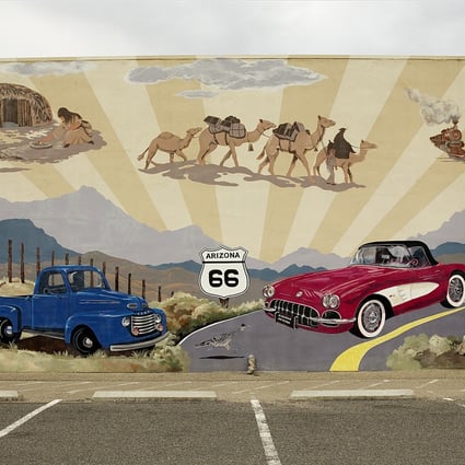 A mural on Route 66, in Arizona, in the United States. Photo: Getty Images