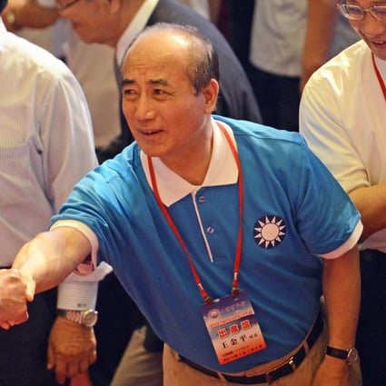 Former Taiwan legislature speaker Wang Jin-pyng was expected to head a KMT delegation to a forum in Xiamen but their trip has been cancelled. Photo: AFP