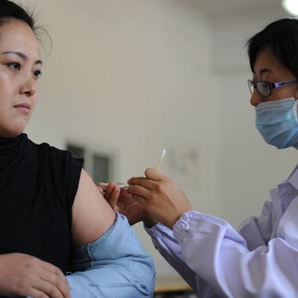 China is ramping up production of flu vaccines to ward off double threat of influenza and Covid-19. Photo: AFP