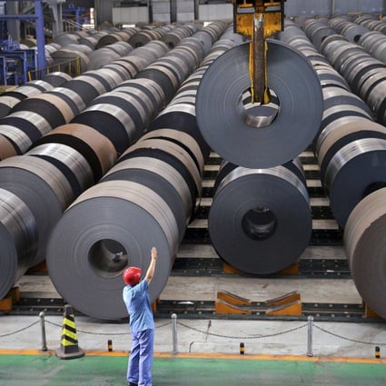 China, the world’s biggest steel producer, has long been accused of flooding the international market with cheap, subsidised steel. Photo: Reuters
