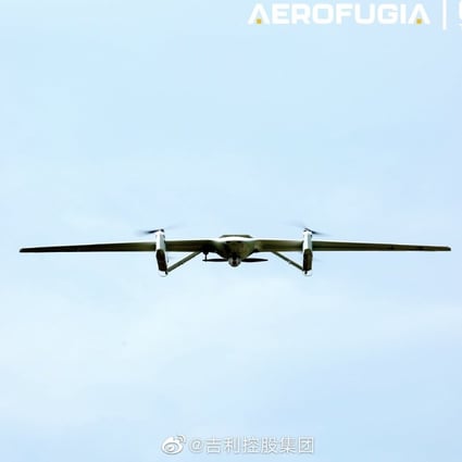 The X-Chimera 25, a civilian drone from Geely-owned Aerofugia, takes flight on September 15. Photo: Handout