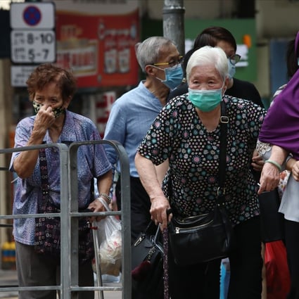 Fast-ageing demographics mean that Hong Kong’s workforce is getting older, with the median age last year being 45.5 years and that is predicted to rise to 52.5 in 2039 and 57.4 in 2069. Photo: Jonathan Wong
