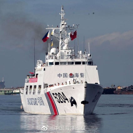The detainees were stopped by China Coast Guard as they tried to make their way to Taiwan. Photo: Weibo