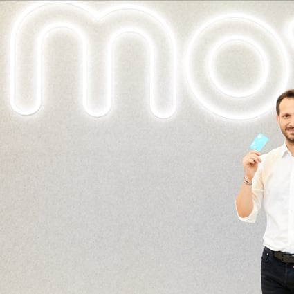Deniz Guven, chief executive of Mox Bank, at the launch of the bank on September 22, 2020. Photo: Handout