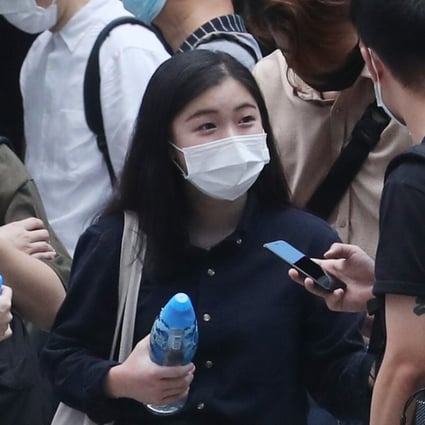 Student Natalie Lee was cleared of rioting. Photo: Edmond So