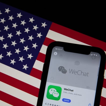 WeChat, the popular multipurpose app from Tencent Holdings, has about 19 million regular users in the United States. Photo: EPA-EFE