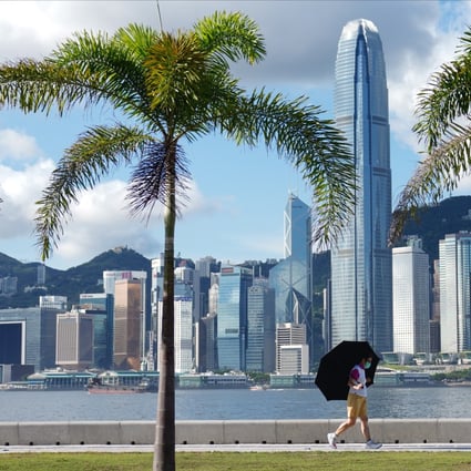 Central Hong Kong, as seen from the city’s West Kowloon Waterfront Promenade. Hong Kong had more US dollar millionaires in 2018. Photo: Sam Tsang