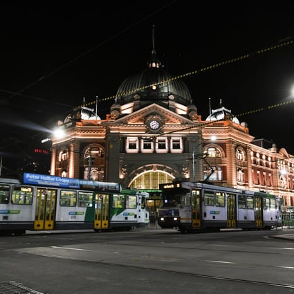 Melbourne introduced a citywide curfew last month as it battles a surge in Covid-19 cases. Photo: EPA