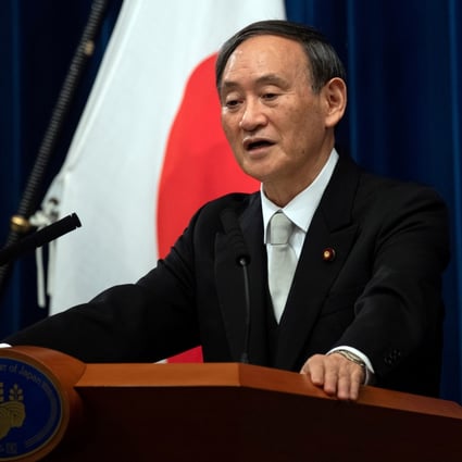 Japan’s new Prime Minister Yoshihide Suga is burnishing his diplomatic credentials, with a call to South Korean President Moon Jae-in and a visit from Australian Prime Minister Scott Morrison also on the agenda. Photo: Reuters