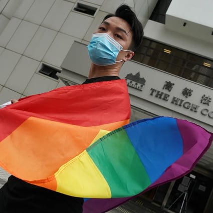 Activist Jimmy Sham had filed a lawsuit for Hong Kong to recognise overseas same-sex marriages. Photo: Felix Wong