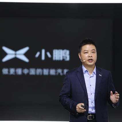 He Xiaopeng, chairman and chief executive of Xpeng, said funding from the Guangzhou government will help the carmaker ramp up its expansion plans. Photo: Simon Song