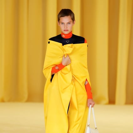 Prada’s spring/summer 2021 women's collection, presented during Milan Fashion Week, marked a return to minimalism. Photo: Prada/Reuters