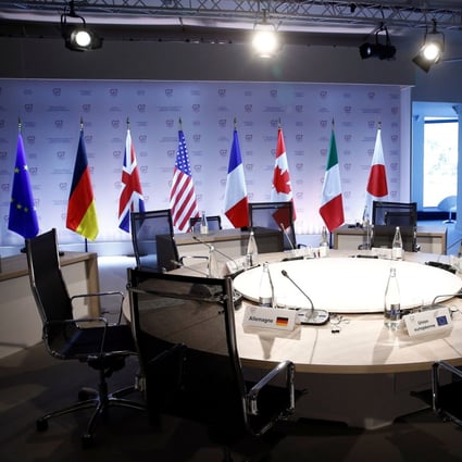 Ministers of G7 nations met on Friday at a meeting hosted by the US Secretary of the Treasury Steven Mnuchin, and also attended by the World Bank and the International Monetary Fund. Photo: AFP