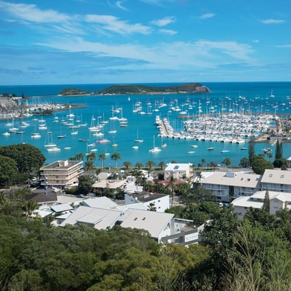 The picturesque bay of Noumea, the capital of New Caledonia. The French territory is preparing for its second independence referendum this weekend. Photo: AP