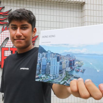 Student Aman Lakhwani created a photo book to raise money for an Indian school and orphanage. Photo: Dickson Lee