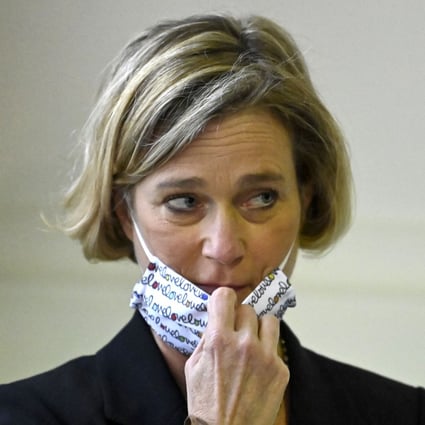 Belgian artist Delphine Boel waits at the start of the final hearing in the paternity recognition procedure of King Albert II at the Brussels appeal court on September 10. Photo: AFP