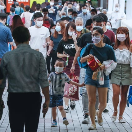 Locals filled restaurants, shopping centres and country parks during the long weekend despite the lingering threat of the coronavirus. Photo: Jonathan Wong