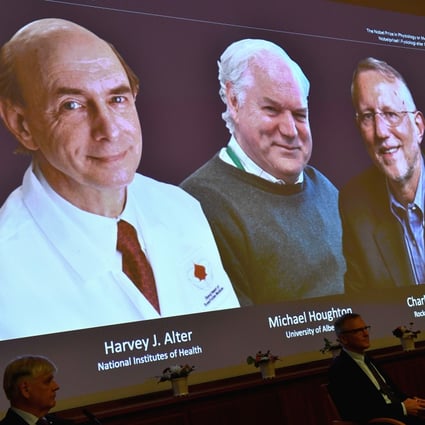 Harvey J. Alter, Michael Houghton and Charles M. Rice were awarded the 2020 Nobel Prize in medicine for the discovery of the hepatitis C virus. Photo: Reuters
