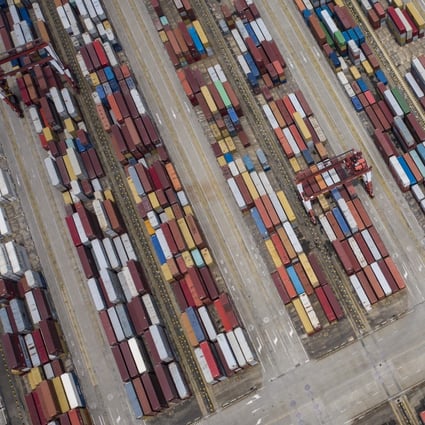 Shipping containers sit at the Yangshan Deepwater Port in Shanghai on July 12. Ensuring sustainable, efficient connectivity in transport and trade will be essential to the Asia-Pacific’s development goals and recovery from the pandemic. Photo: Bloomberg