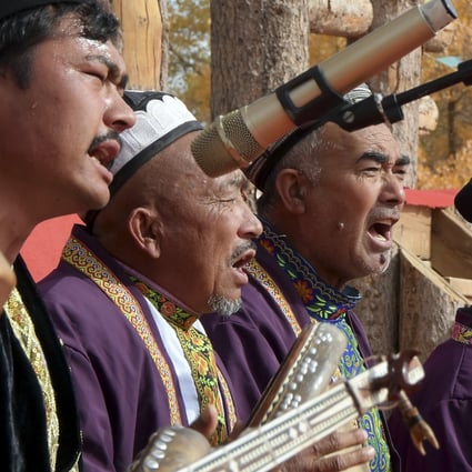 Local singers perform at a festival in Bachu, Xinjiang. Music from Xinjiang and the rest of the northwest has been influencing Chinese music since the 1960s. Photo: Xinhua