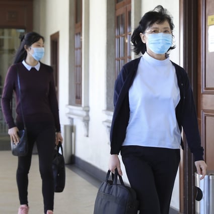 Mun Chol-myong’s relatives arrive at the Kuala Lumpur High Court on October 8, 2020. Photo: EPA-EFE