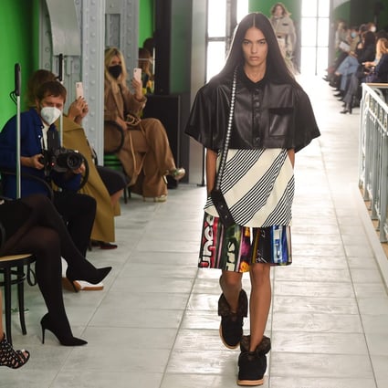 A laid-back skater vibe dominated Nicolas Ghesquière’s spring/summer 2021 collection for Louis Vuitton. Photo: AFP