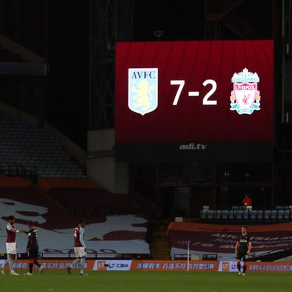 Was Liverpool’s 7-2 defeat against Aston Villa the beginning of a demise or merely a blip that brought Jurgen Klopp’s men down to earth with a bump? Photo: EPA