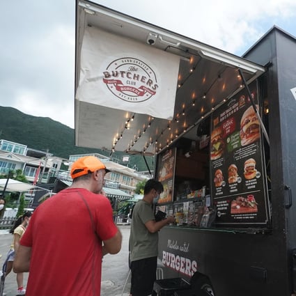 A burger truck operating at Tai Mei Tuk in Tai Po. Photo: Felix Wong