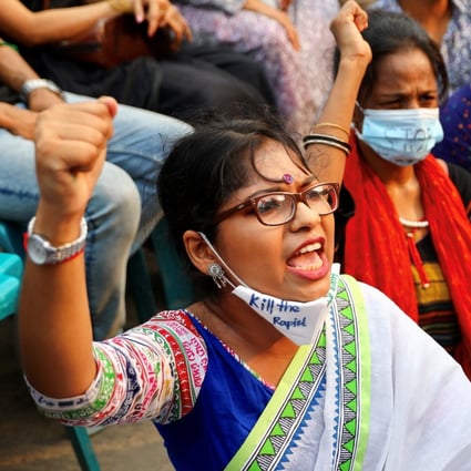 Protesters in Dhaka call for justice for a rape victim. Photo: Reuters