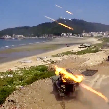 The drill simulated a seaborne invasion. Photo: Handout