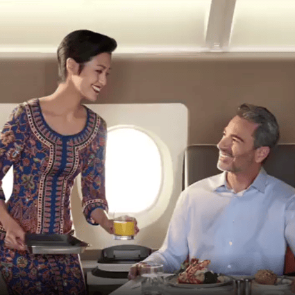 Get the full Singapore Airlines experience – on the ground, as pop-up plane restaurant A380@Changi lets diners eat aboard a grounded jet. Photo: @singaporeair/Instagram