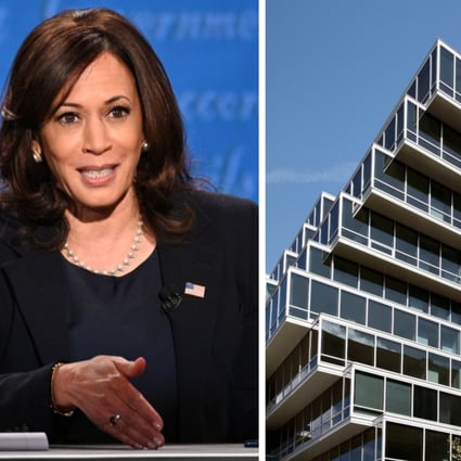 Joining Joe Biden in the 2020 US presidential election, Democratic vice-presidential nominee Kamala Harris boasts a multimillion-dollar real estate portfolio – including Washington DC’s Westlight building, where she owns a condo. Photo: Agence France-Presse, Westlight