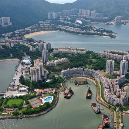 Aerial view of the Marina Club in Discovery Bay in Lantau, where the developer has pledged to turn its marina into “Hong Kong's most exclusive” superyacht club. Photo: Roy Issa