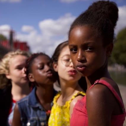 A still from award-winning film Cuties. The film has come under fire because of Netflix’s sexualised marketing of it, which has obscured its message – that misuse of social media by young girls can have damaging consequences for their development and self-image.