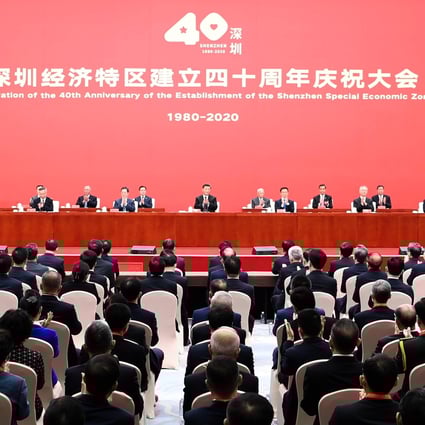 Chinese President Xi Jinping was full of praise for the people of Shenzhen. Photo: Xinhua