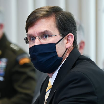 “I also tasked the military services to make the People’s Liberation Army the pacing threat in our professional schools, programmes and training,” said US Secretary of Defence Mark Esper. Photo: Reuters