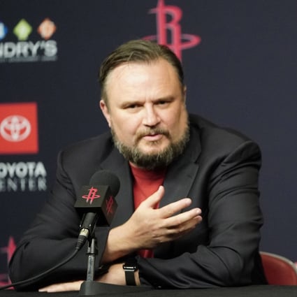 Daryl Morey is stepping down on his own accord, a person familiar with the decision said. Photo: AP