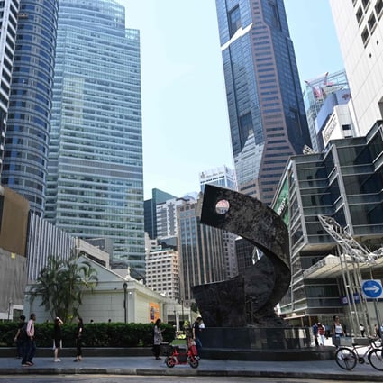 Tencent will take up 200 seats in JustCo’s co-working space in Raffles Place, Singapore’s financial district, according to people familiar with the plan. Photo: AFP