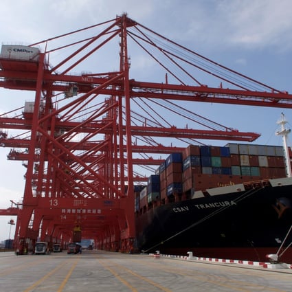 China’s container shipments have risen steadily in the second half of 2020. Photo: Reuters