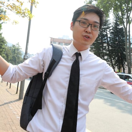 Andy Chan at Fanling Court last year after being accused of unlawful assembly and assaulting police. Photo: Dickson Lee
