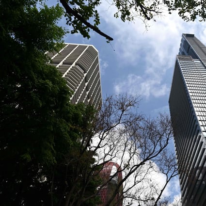 Singapore’s Guoco Tower, which houses the luxury Wallich Residence penthouse sold by British billionaire James Dyson. Photo: AFP