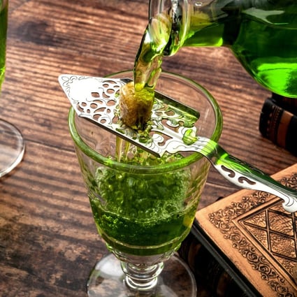 Absinthe is poured into a glass over a sugar cube in a traditional preparation called the ‘absinthe ritual’. Absinthe is one of the many liqueurs that uses anise to give it its unique flavour. Photo: Getty Images/iStockphoto