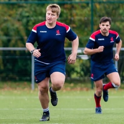 Hong Kong national team player Jack Parfitt trains with London Scottish after moving from Hong Kong Scottish in September. Photo: Handout